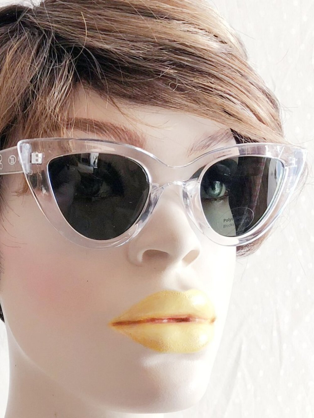 Clear Cat Eye Sunglasses